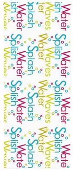 vidaXL Duschrollo 100x240 cm Stoffbreite 96 cm, Farbenfroh