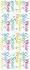 vidaXL Duschrollo 100x240 cm Stoffbreite 96 cm, Farbenfroh