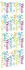 vidaXL Duschrollo 100x240 cm Stoffbreite 96 cm, Farbenfroh