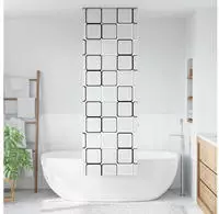 vidaXL Duschrollo 70x240 cm Stoffbreite 66 cm