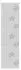 vidaXL Duschrollo (70 x 240 cm) Stoffbreite 66 cm (4014888) Seesterne