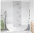 vidaXL Duschrollo (70 x 240 cm) Stoffbreite 66 cm (4014888) Seesterne