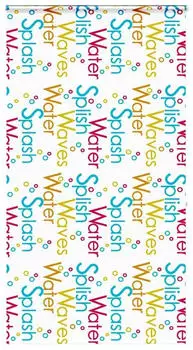 vidaXL Duschrollo mit Kassette 130x240 cm Stoffbreite 126 cm, Farbenfroh