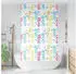 vidaXL Duschrollo mit Kassette 130x240 cm Stoffbreite 126 cm, Farbenfroh