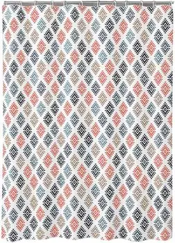 Kleine Wolke Duschvorhang Textil BREEZE Multicolor 180 x 200 cm