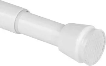 bomoe Neptun Teleskop-Duschstange ohne Bohren 70-120cm, Wei&szlig; (Neptun)
