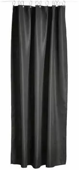 Zone Denmark Lux Duschvorhang Polyester Schwarz 180x200cm (352028)