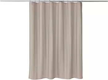 Kleine Wolke Duschvorhang Textil STRIPIA Ecru 180 x 200 cm