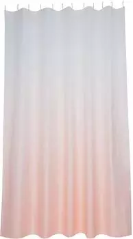 MSV Duschvorhang "Sugar" Anti-Schimmel, Polyester, 180x200cm, Pastellrosa (149294)