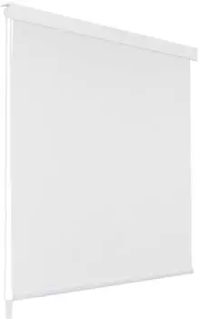 vidaXL Duschrollo 100x240 cm Wei&szlig;