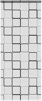 vidaXL Duschrollo mit Kassette 100x240 cm Stoffbreite 96 cm, Quadratisch