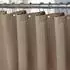 LuxusKollektion Waffel Duschvorhang 92x182cm, khaki, schimmelresistent