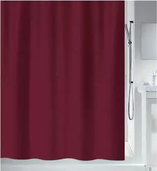 Spirella Primo Duschvorhang Polyester 180x200cm bordeaux (10.20648)