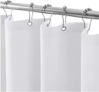 Duschvorhang Leinen Badewanne Vorhang Anti Schimmel 92x182cm