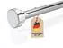 Intirilife Teleskopstange 60-105cm, Edelstahl, silber, ohne Bohren (IL-100203-1)