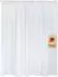 Intirilife Duschvorhang Polyester weiß 180x200cm (IL-100690)