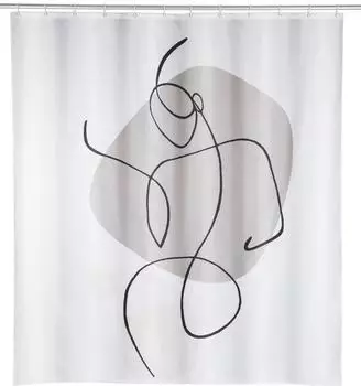 Wenko Duschvorhang Ladyline 180x200cm, mehrfarbig (25748100)