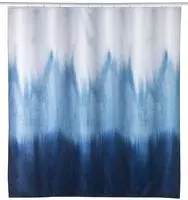 WENKO Duschvorhang "Alara" Breite 180 cm H&ouml;he 200 cm, Batik-Optik