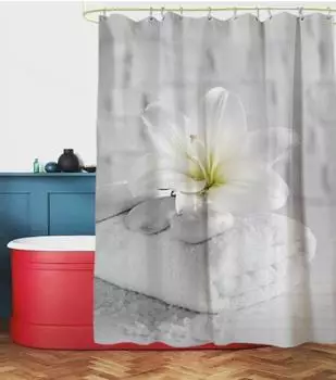 Sanilo Duschvorhang Good Feeling, Textil, wei&szlig;, 180x200cm