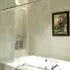 LuxusKollektion Duschvorhang 3D Rhombus transparent, EVA, 120x200cm