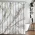 LuxusKollektion Duschvorhang Marmor 240x180cm, Antischimmel, wasserabweisend, 16 Ösen