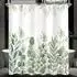LuxusKollektion Duschvorhang Blätter 200x200cm, wasserdicht, Polyester