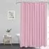 LuxusKollektion Duschvorhang 180x200cm, Textil, rosa, wasserdicht, Anti-Schimmel