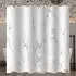 LuxusKollektion Duschvorhang Marmor 100x180cm, wasserdicht, antischimmel