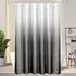 LuxusKollektion Duschvorhang Textil grau 180x200cm