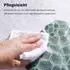 LuxusKollektion Duschvorhang transparent 200x200cm 3D-Muster, Anti-Schimmel, 5 Magnete