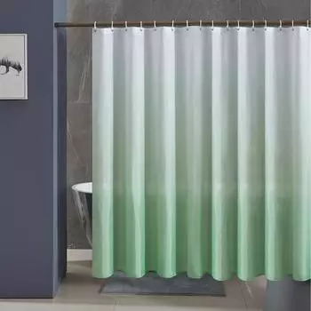 LuxusKollektion Duschvorhang &Uuml;berl&auml;nge antibakteriell wasserdicht wei&szlig; 240x200cm