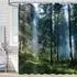 LuxusKollektion Duschvorhang Sunshine Forest 240x180cm, wasserabweisend