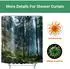 LuxusKollektion Duschvorhang Sunshine Forest 240x180cm, wasserabweisend