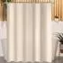 LuxusKollektion Duschvorhang 240x160cm, beige, Polyester, Antischimmel
