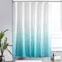 LuxusKollektion Duschvorhang 180x180cm, Polyester, aquamarin, Anti-Schimmel