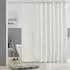 LuxusKollektion Duschvorhang Überlänge beige, antibakteriell, wasserdicht, 275x180cm