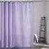 LuxusKollektion Duschvorhang Überlänge Textil, lila, 200x200cm