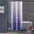 LuxusKollektion Schmaler Duschvorhang Polyester weiß/lila 100x200cm
