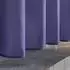 LuxusKollektion Schmaler Duschvorhang Polyester weiß/lila 100x200cm