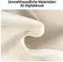 LuxusKollektion Duschvorhang beige gestreift 180x180cm, wasserabweisend