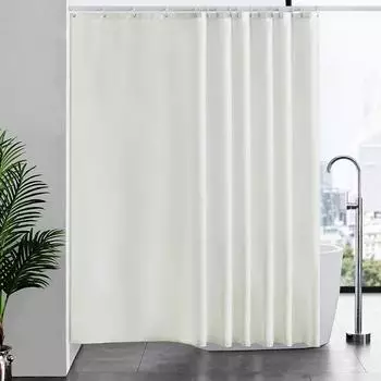 Gerster Duschvorhang &Uuml;berl&auml;nge beige, Polyester, antischimmel 244x200cm