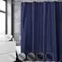 LuxusKollektion Duschvorhang 120x200cm, PVC, antibakteriell, dunkelblau
