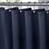 LuxusKollektion Duschvorhang Waffelstoff marineblau 152x214cm (LK-WF-NVY)