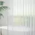 Gerster Duschvorhang transparent, weiß, 120x200cm, wasserdicht, Anti-Schimmel