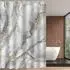 Gerster Duschvorhang Marmor 180x180cm, Polyester, wasserabweisend, antischimmel