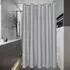 LuxusKollektion EurCross Duschvorhang 150x180cm, grau, Textil, wasserabweisend