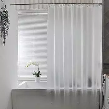 LuxusKollektion Duschvorhang transparent, PEVA, wasserdicht, 180x180cm
