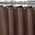 LuxusKollektion Duschvorhang Waffeloptik braun, wasserdicht, 152x182cm