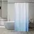 LuxusKollektion Textil-Duschvorhang Anti-Schimmel, wasserdicht, hellblau, 120x200cm
