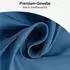 LuxusKollektion Duschvorhang dunkelblau, Polyester, wasserabweisend, 200x240cm